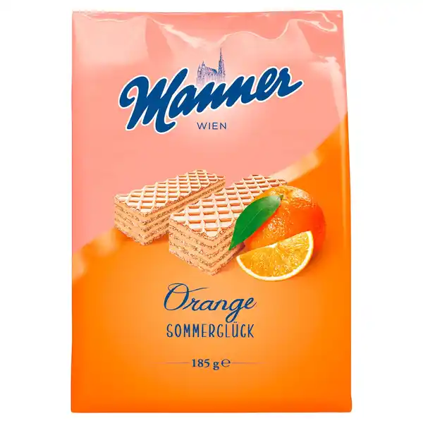 Bild 1 von MANNER Sommerwaffeln, Orange 185 g