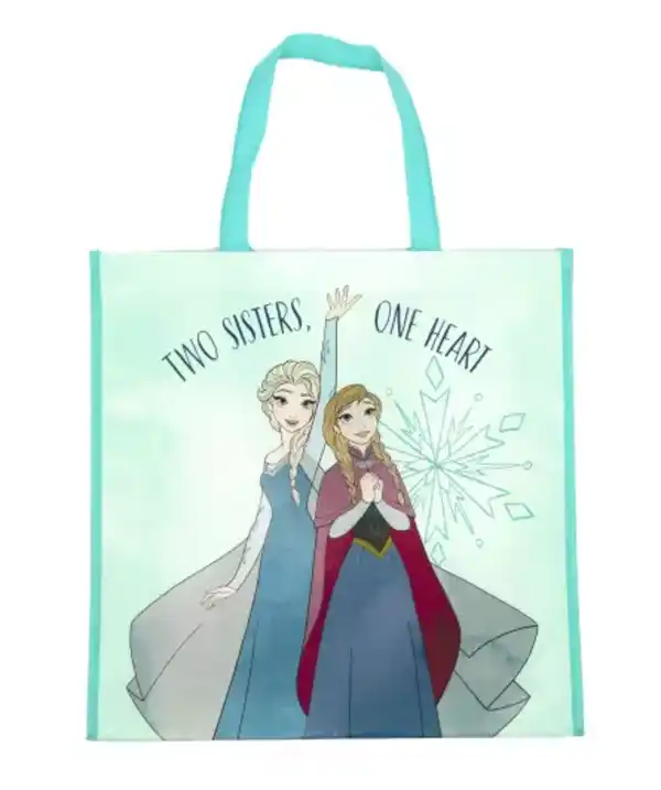 Bild 1 von Frozen Lizenz Tragetasche, türkis bedruckt