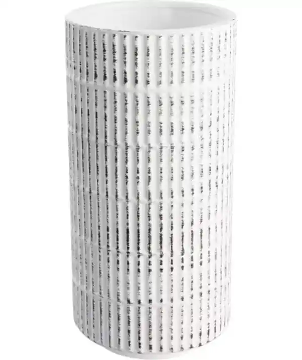 Bild 1 von Keramikvase Zylinder, weiß