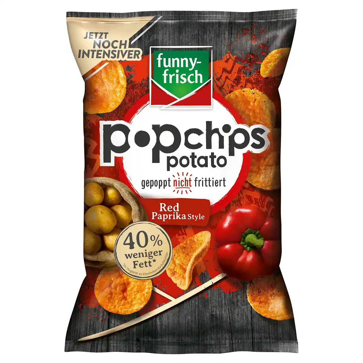 Bild 1 von FUNNY FRISCH Popchips 80 g, Paprika