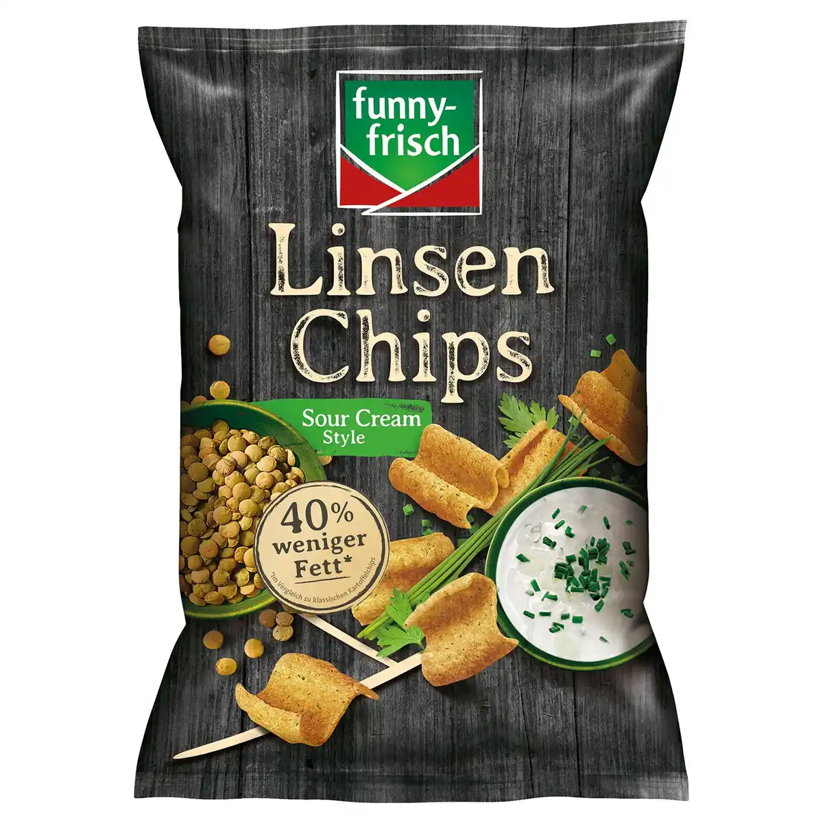 Bild 1 von FUNNY FRISCH Linsen Chips 90 g, Sour Cream