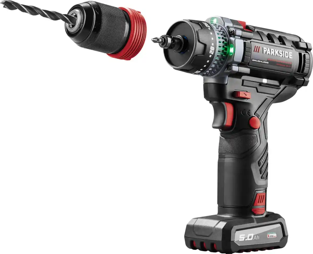 Bild 1 von PARKSIDE PERFORMANCE® Akku-Bohrschrauber-Set 12 V »PPBSSA 12 A1« inkl. Akku