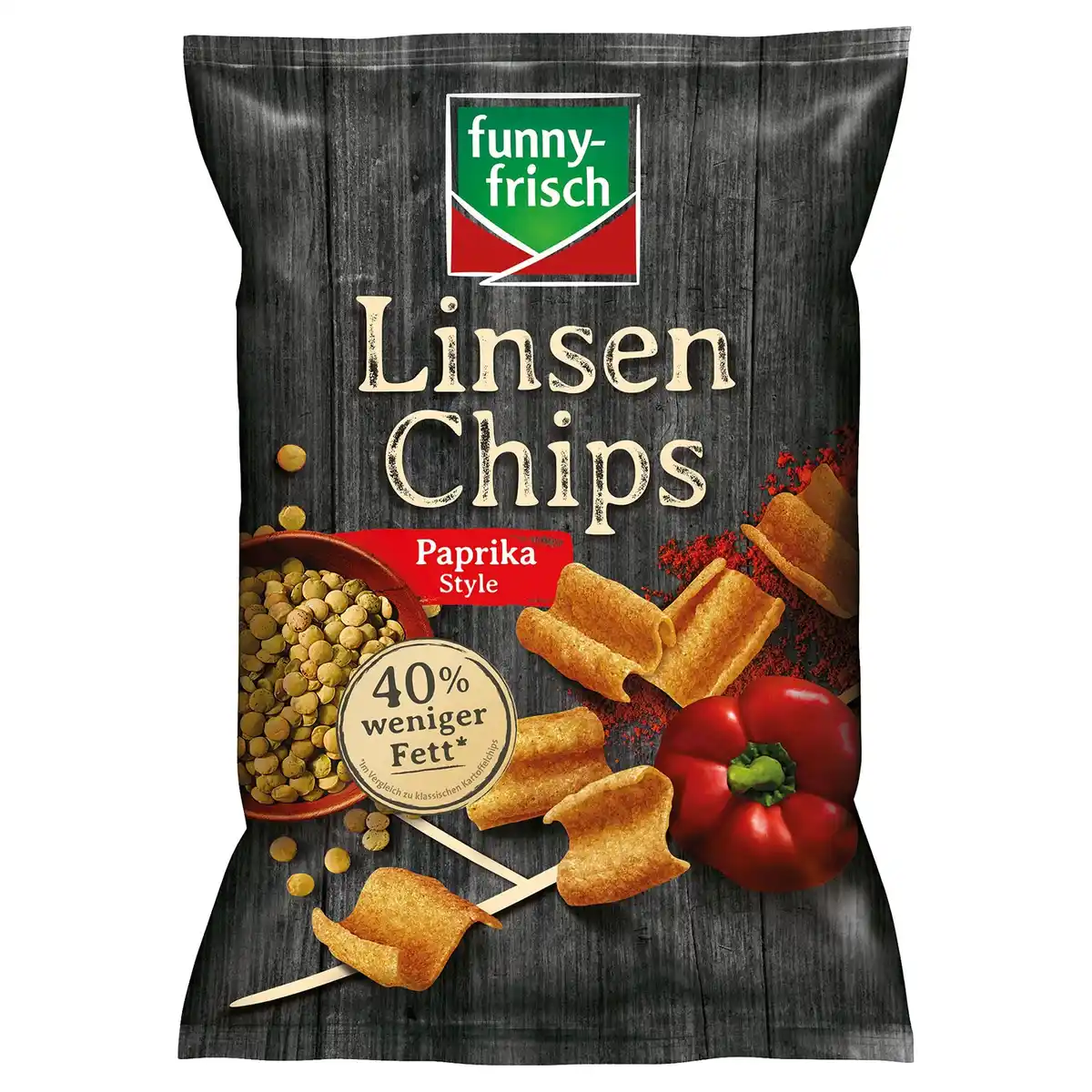 Bild 1 von FUNNY FRISCH Linsen Chips 90 g, Paprika