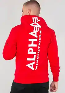 Alpha Industries Kapuzensweatshirt BACK PRINT HOODY