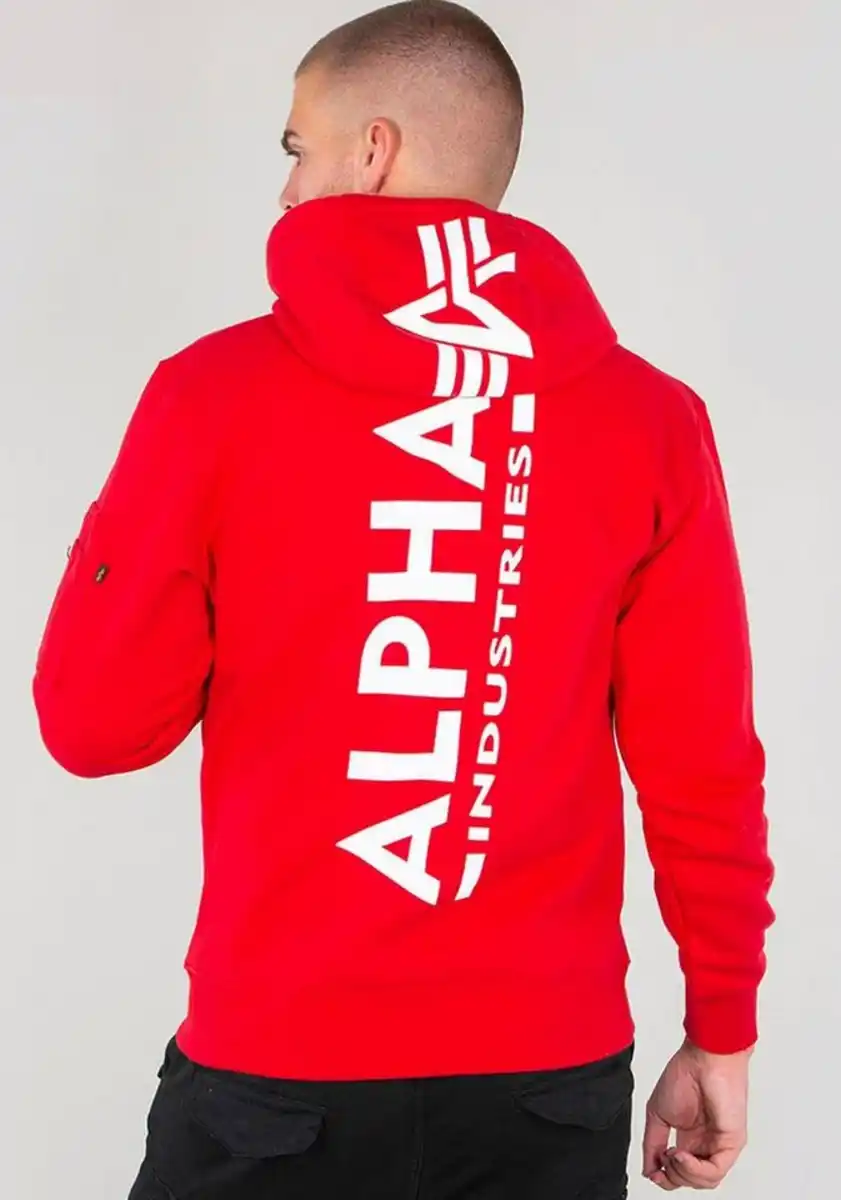 Bild 1 von Alpha Industries Kapuzensweatshirt BACK PRINT HOODY