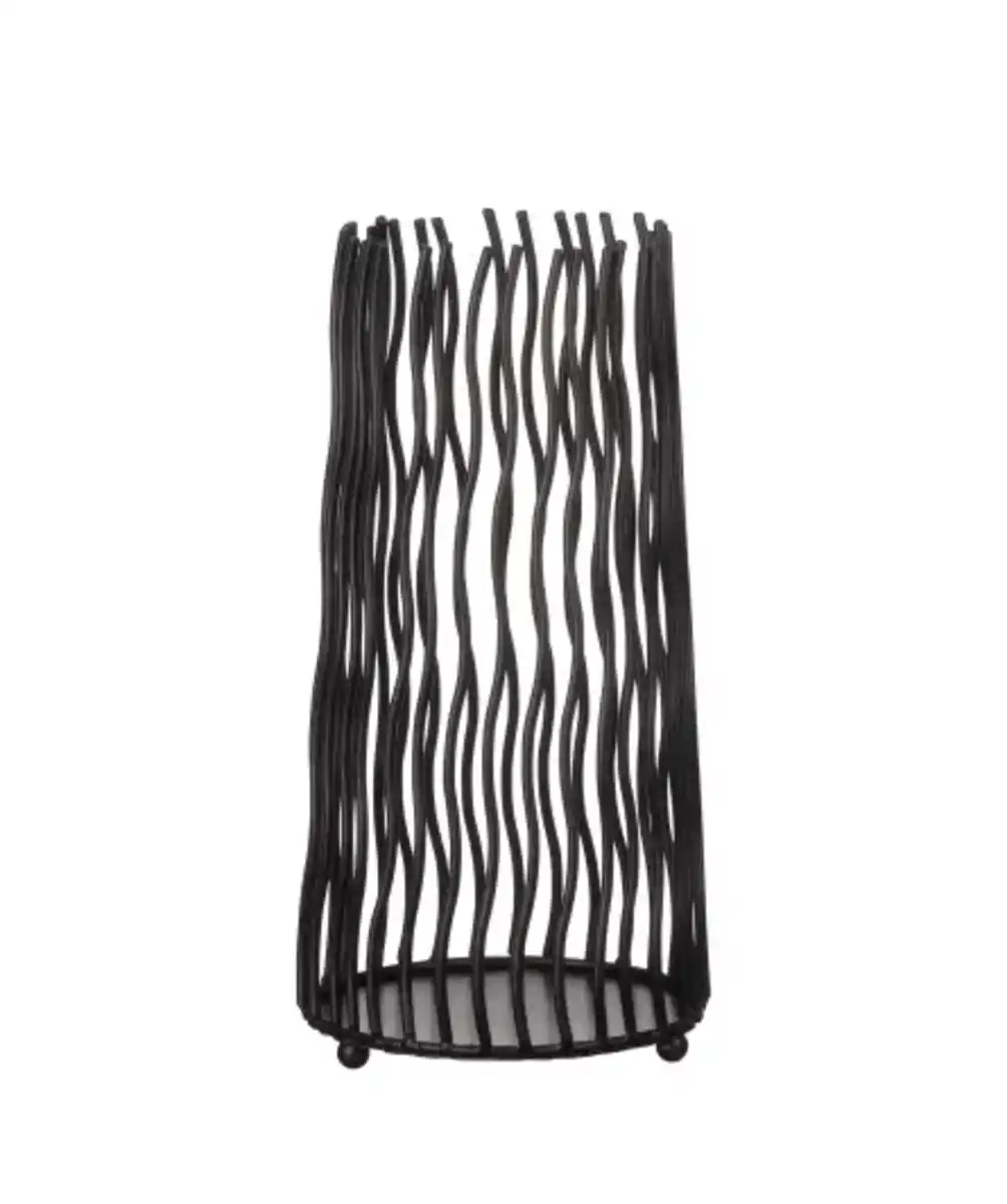 Bild 1 von Teelichthalter mit Metallstäben, schwarz