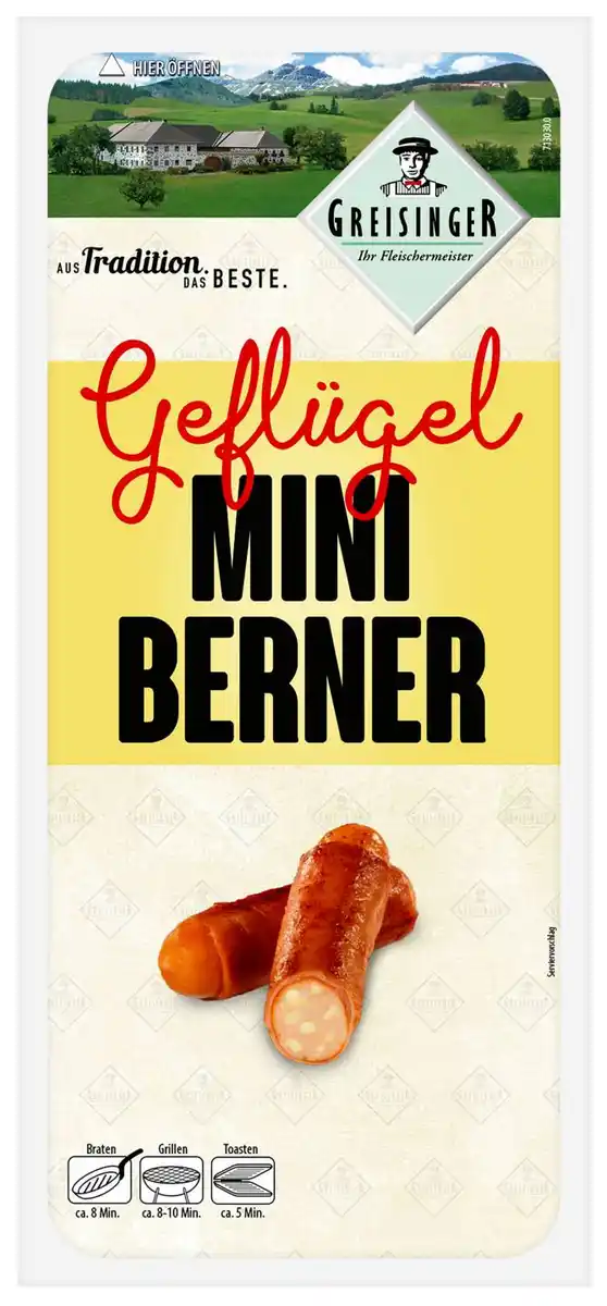 Bild 1 von GREISINGER Geflügel-Mini-Bernr, 250-g-Packg.