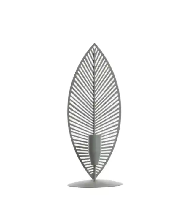Bild 1 von Kerzenhalter Blatt, hellgrün