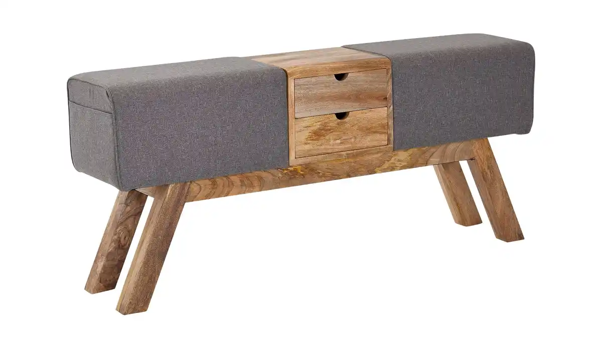 Bild 1 von Sitzbank mit Schubladen 120 cm Mango lackiert - TUVA