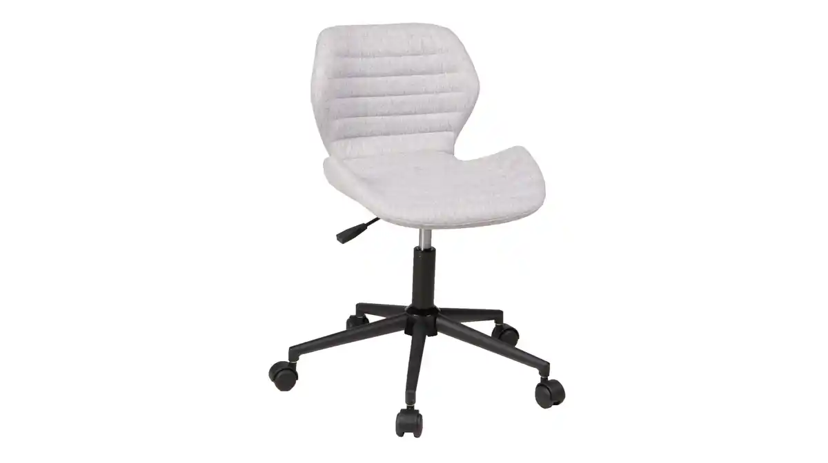 Bild 1 von Bürostuhl Drehstuhl höhenverstellbar Microfaser grau - MARIELLE