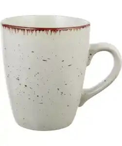 Kaffeetasse gesprenkelt, grau