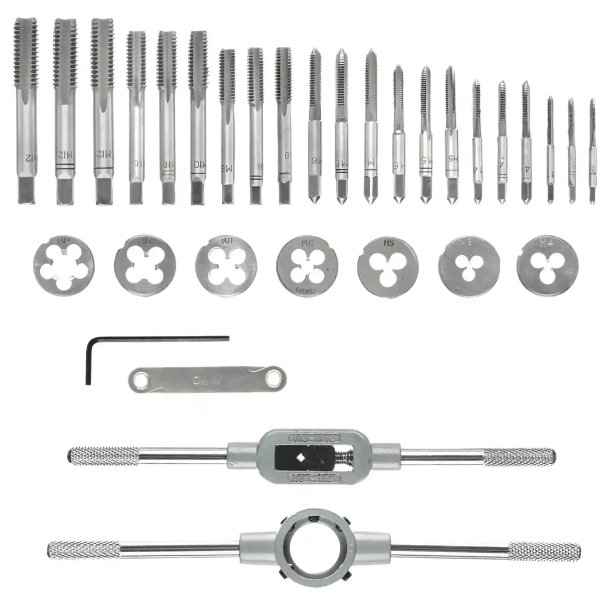 Bild 2 von PARKSIDE® Gewindebohrer-/Schneideisen- Set, 32-teilig