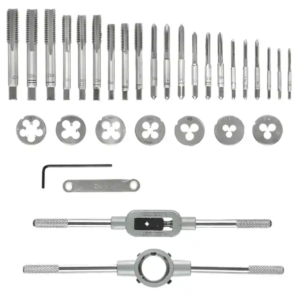 Bild 2 von PARKSIDE® Gewindebohrer-/Schneideisen- Set, 32-teilig