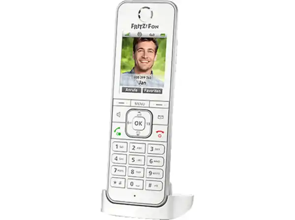 Bild 1 von AVM FRITZ!Fon C6 Schnurloses Telefon, Weiß, Weiß