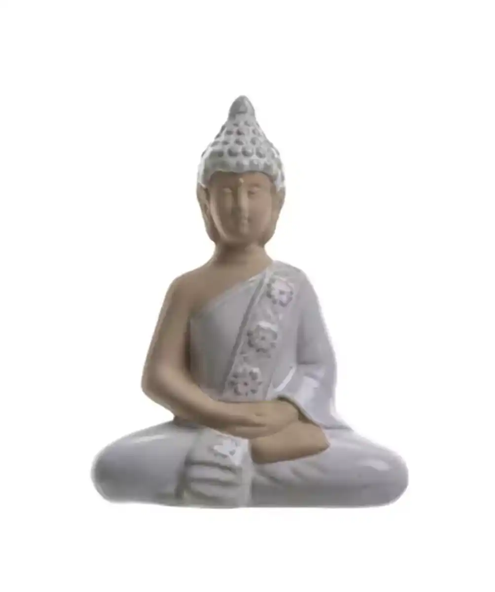 Bild 1 von Deko-Buddha im Lotussitz, Beige