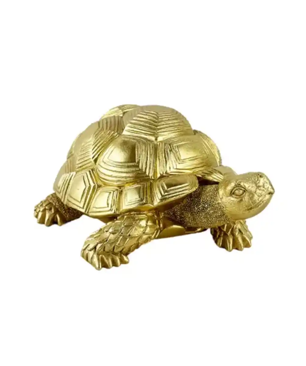 Bild 1 von Goldfarbene Deko-Schildkröte, gold