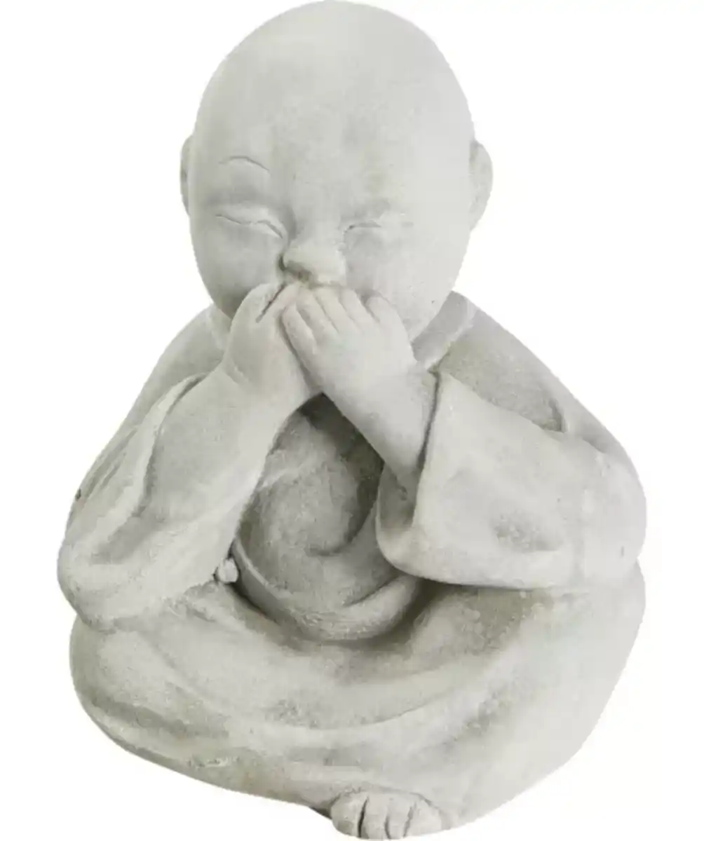 Bild 1 von Deko-Buddha aus Zement, grau