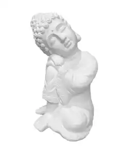 Deko-Buddha, weiß
