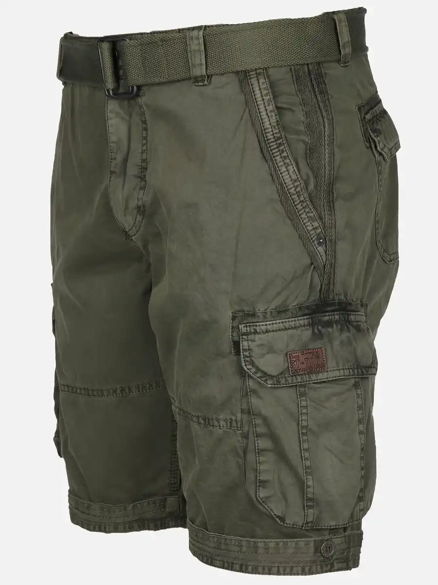 Bild 3 von Herren Cargoshort im Used Look Oliv