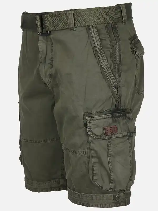 Bild 3 von Herren Cargoshort im Used Look Oliv