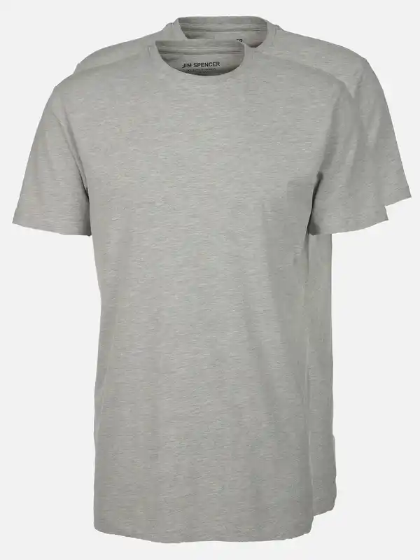 Bild 1 von Herren Basic T-Shirt im Doppelpack Grau