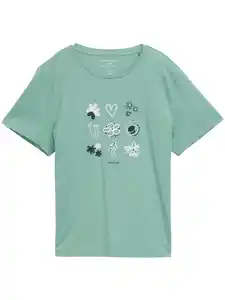 Damen Basic Shirt Grün