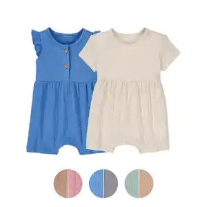 LILY & DAN Baby-/Kleinkinder-Sommer-Strampler, 2er-Pack