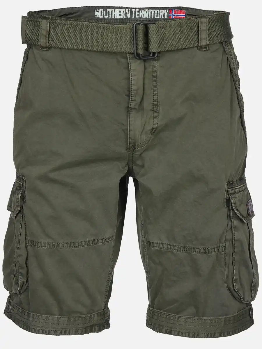 Bild 1 von Herren Cargoshort im Used Look Oliv