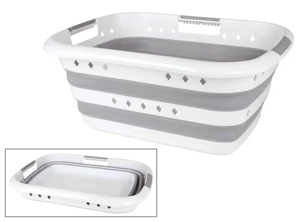 Bild 1 von Faltbarer Wäschekorb 40 Liter 62x44x9-26cm