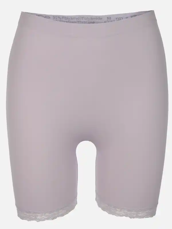 Bild 1 von Damen Longpant mit Spitzenbesatz Grau
