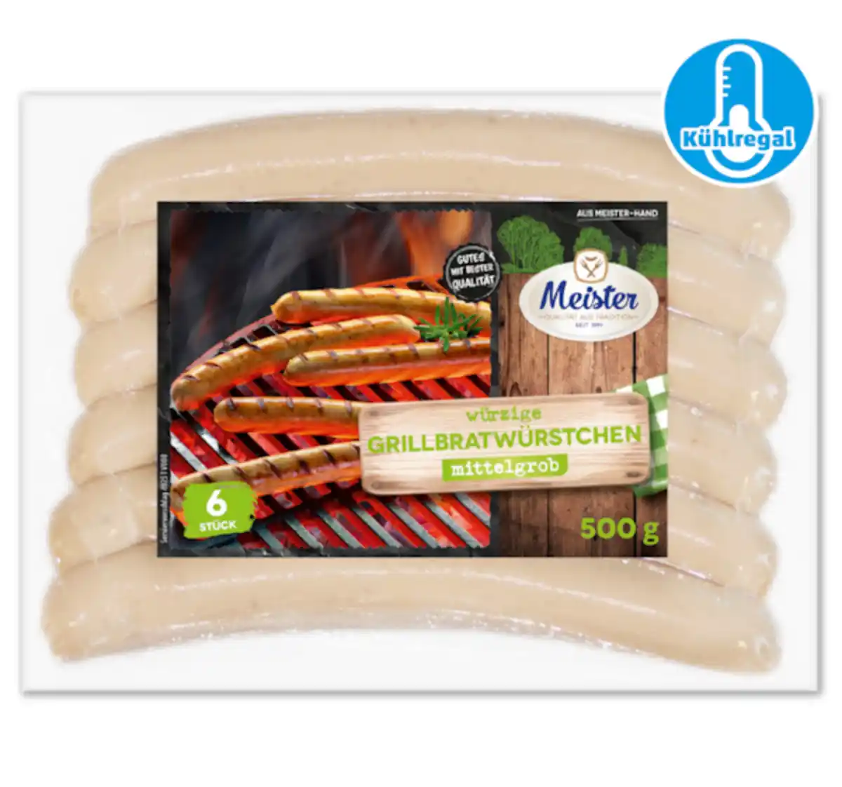 Bild 1 von MEISTER Grillbratwürstchen*