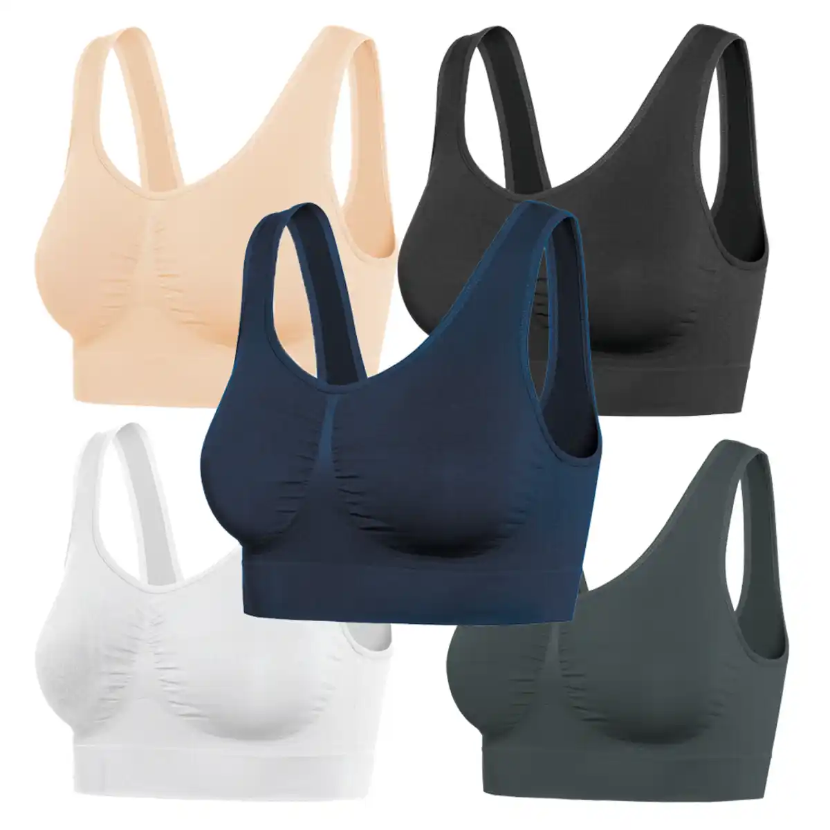 Bild 1 von Komfort-BH 5er-Set für Damen