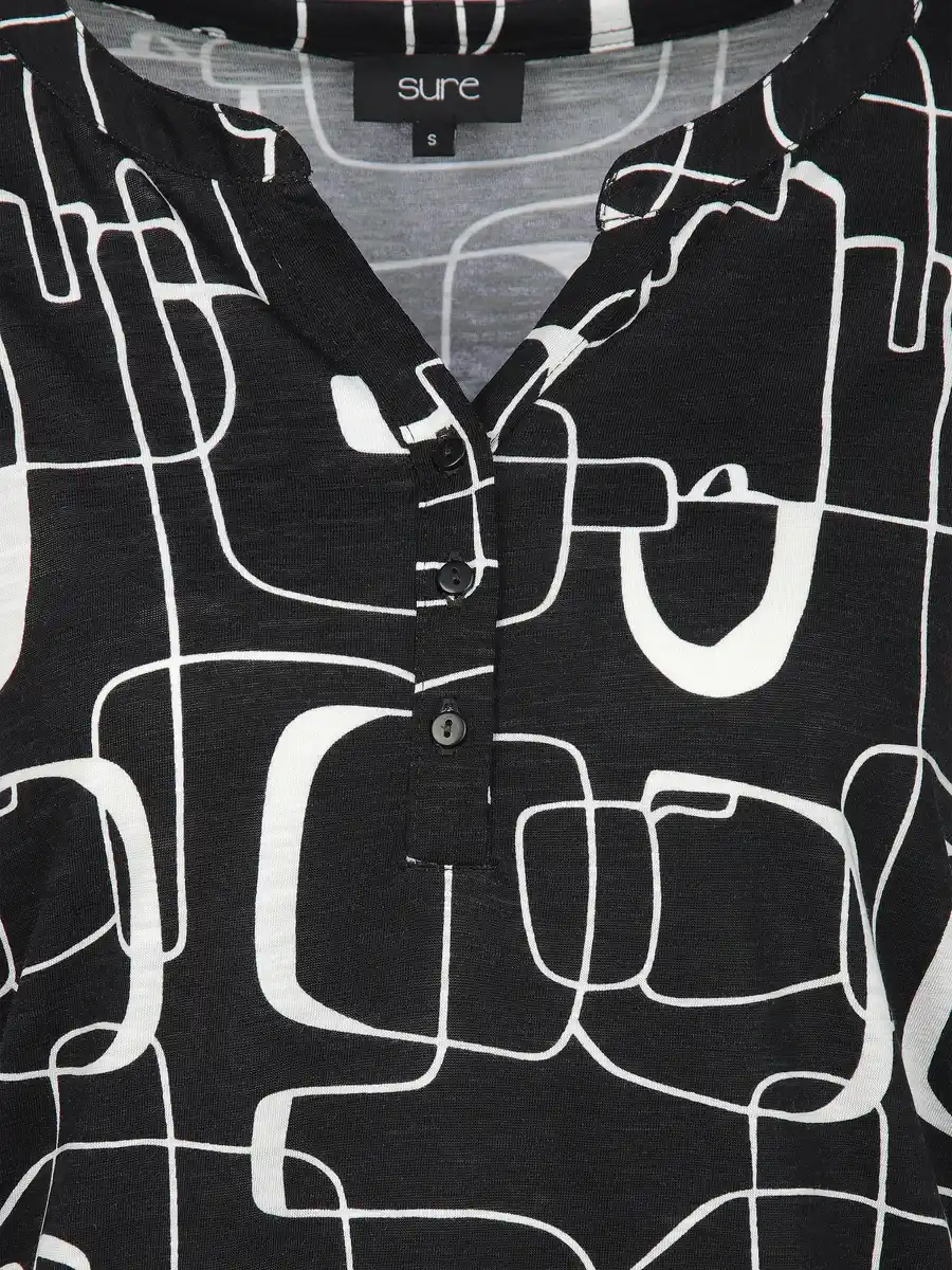 Bild 3 von Damen Printshirt ohne Ärmel Schwarz