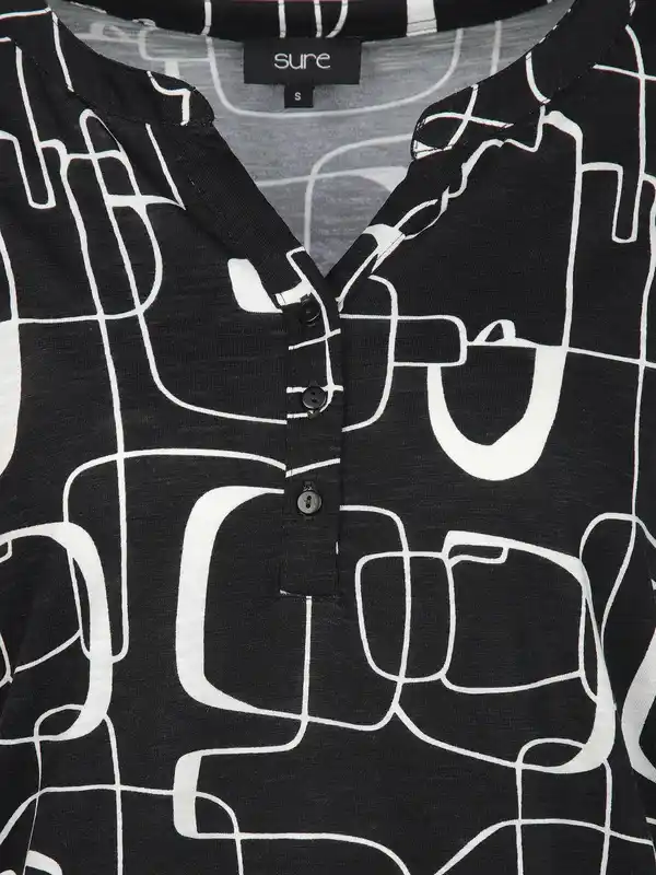 Bild 3 von Damen Printshirt ohne Ärmel Schwarz