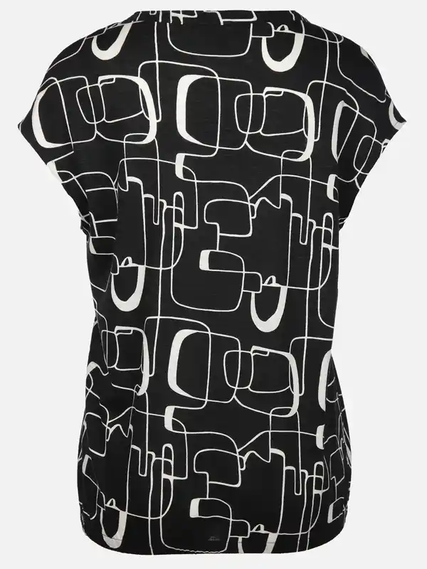 Bild 2 von Damen Printshirt ohne Ärmel Schwarz