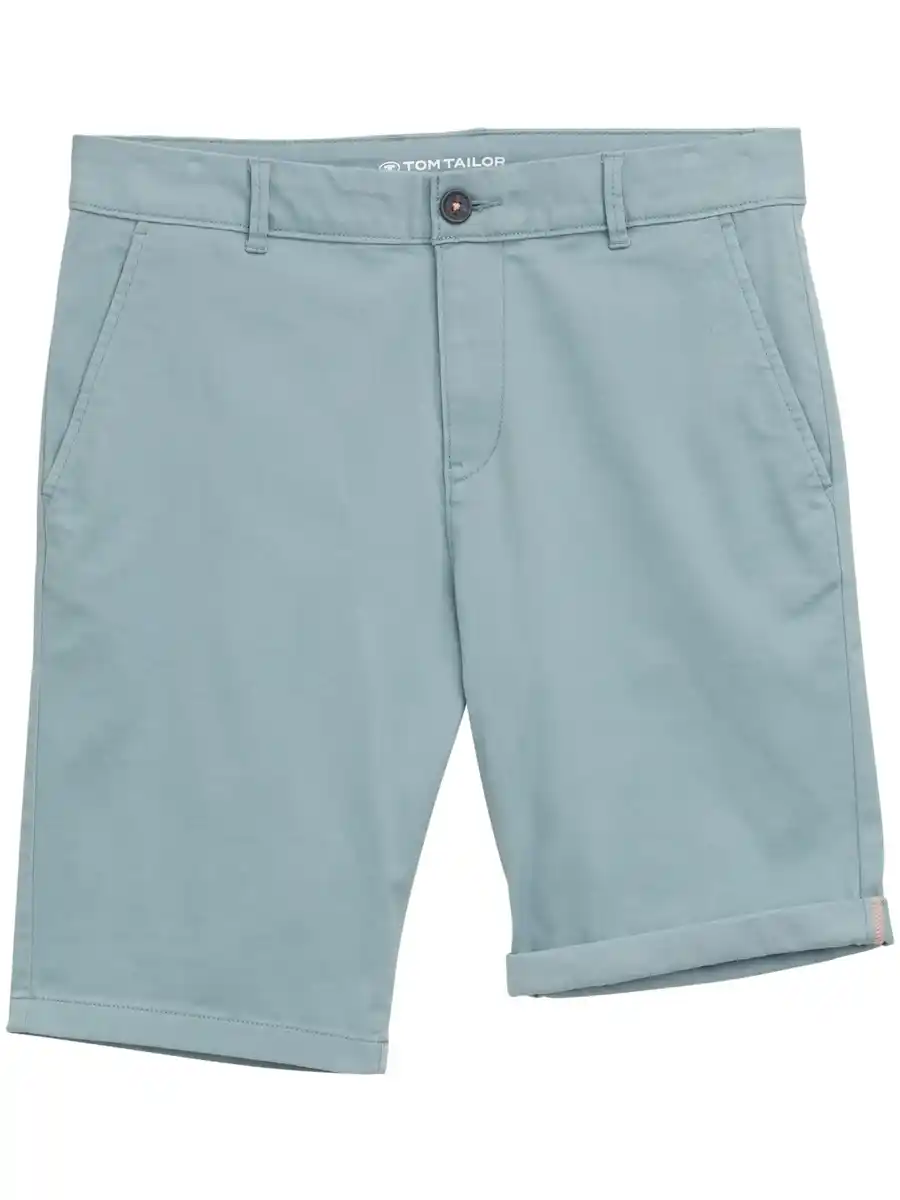 Bild 4 von Herren Slim Fit Chino Shorts Grau