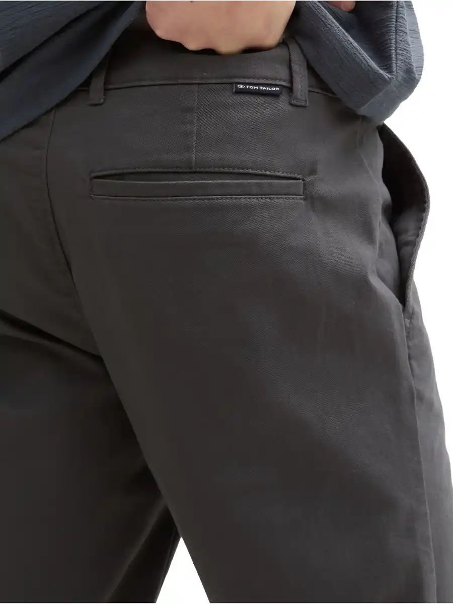 Bild 3 von Herren Slim Fit Chino Shorts Grau