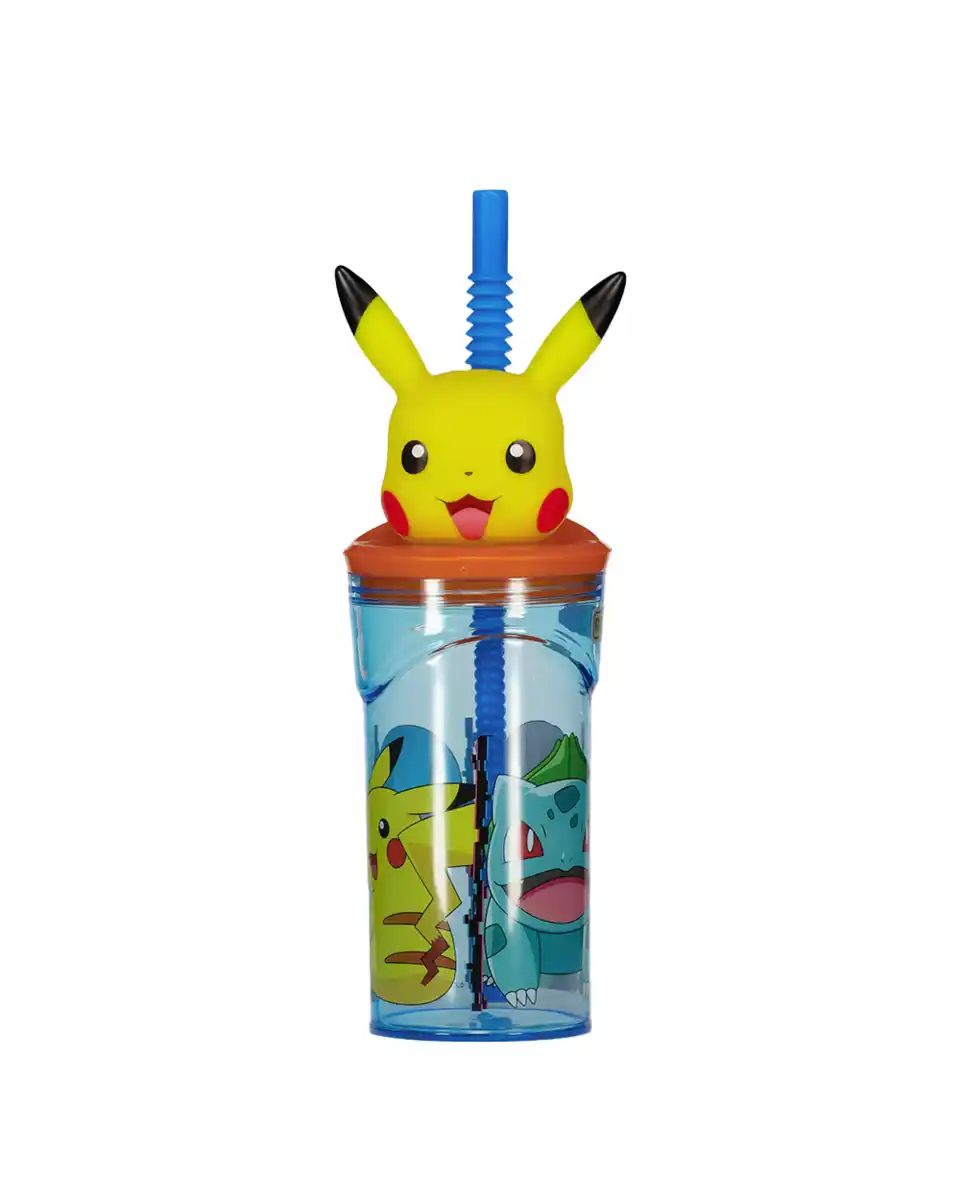 Bild 1 von Becher mit Strohhalm - Gelb, Gelb, One size