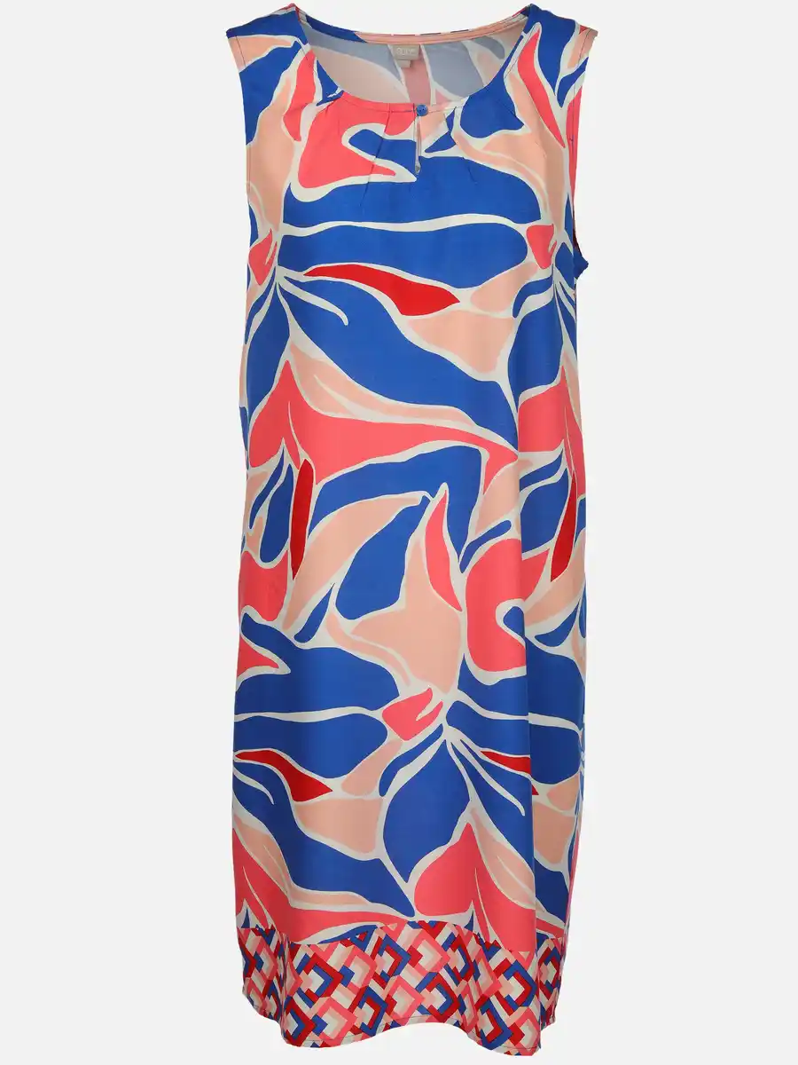 Bild 1 von Damen Kleid mit großem Muster Blau