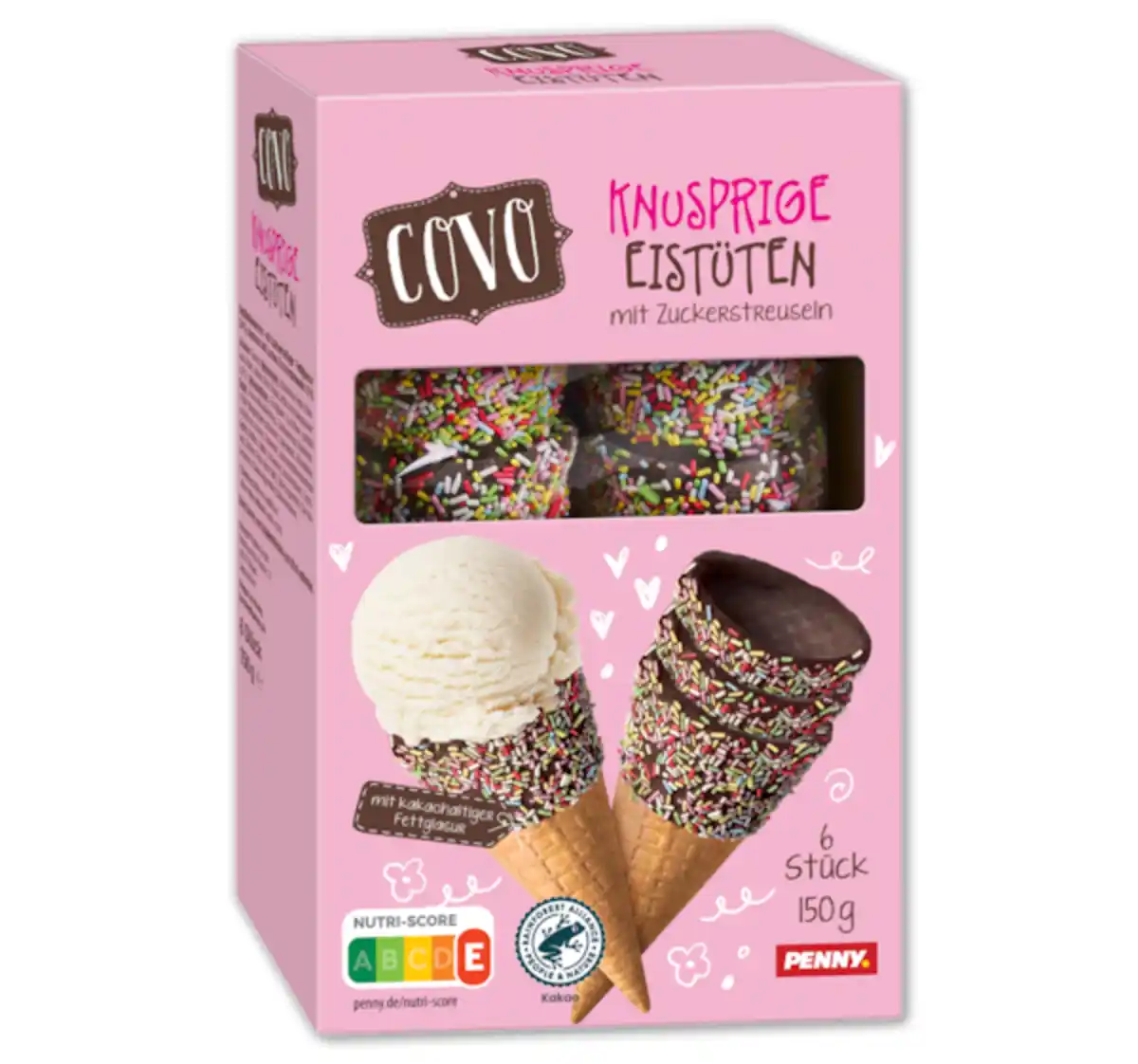 Bild 1 von COVO Knusprige Eistüten*