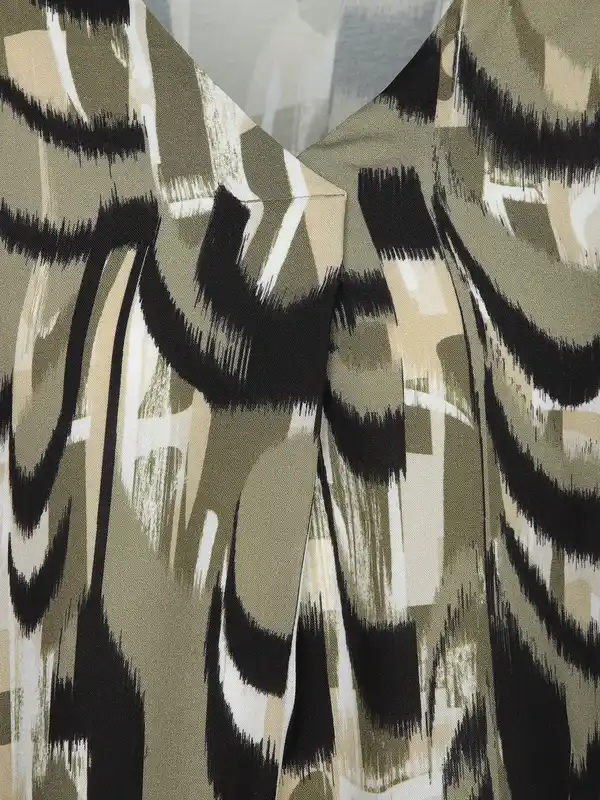 Bild 3 von Damen Blusentop im Alloverprint Oliv