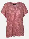 Bild 1 von Damen Henleyshirt mit Muster Rot