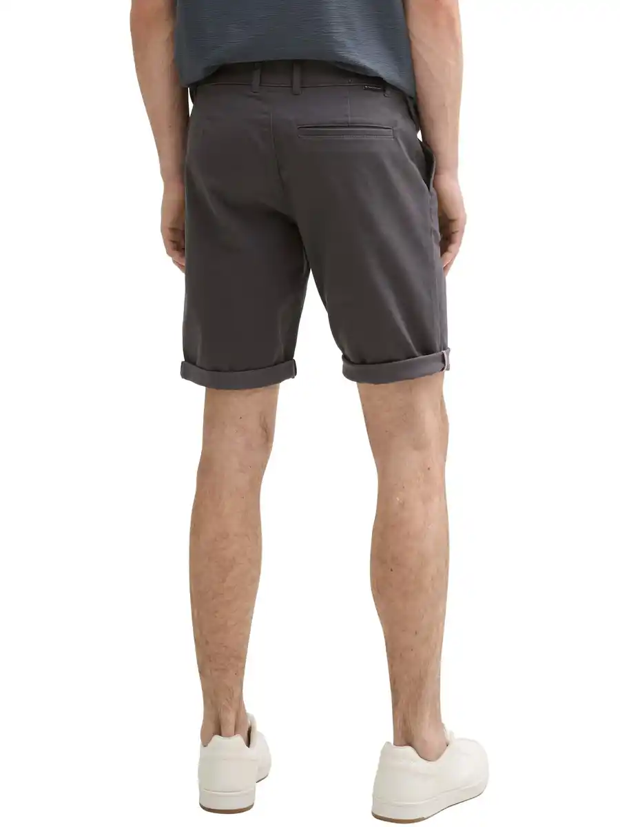 Bild 2 von Herren Slim Fit Chino Shorts Grau