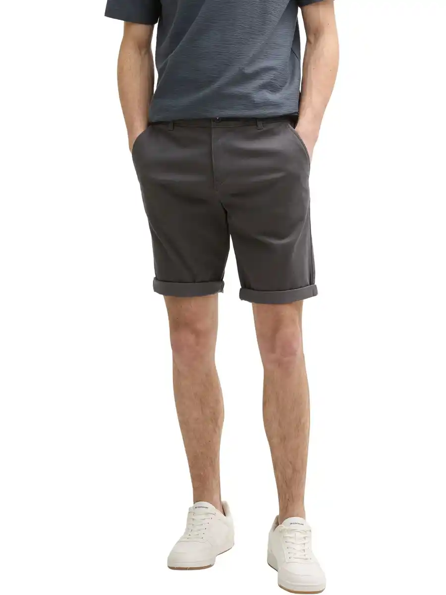 Bild 1 von Herren Slim Fit Chino Shorts Grau