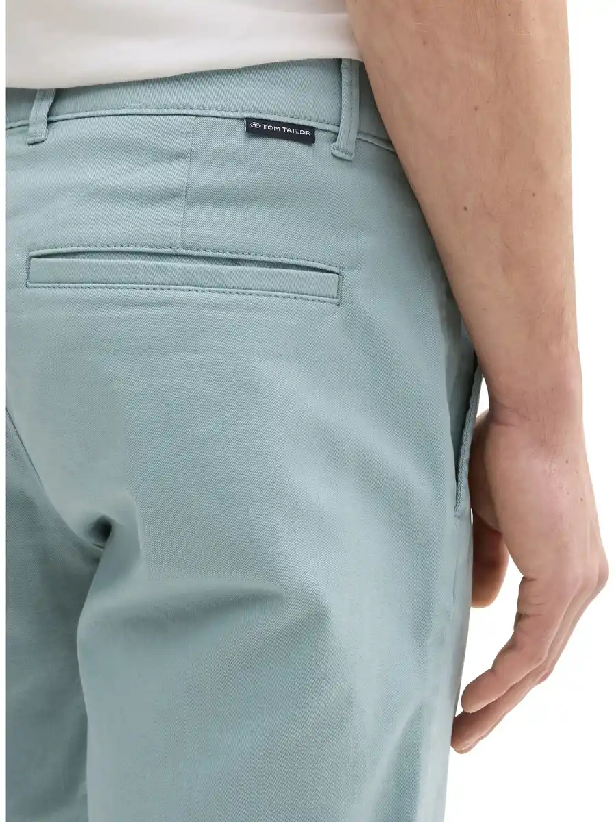 Bild 3 von Herren Slim Fit Chino Shorts Grau