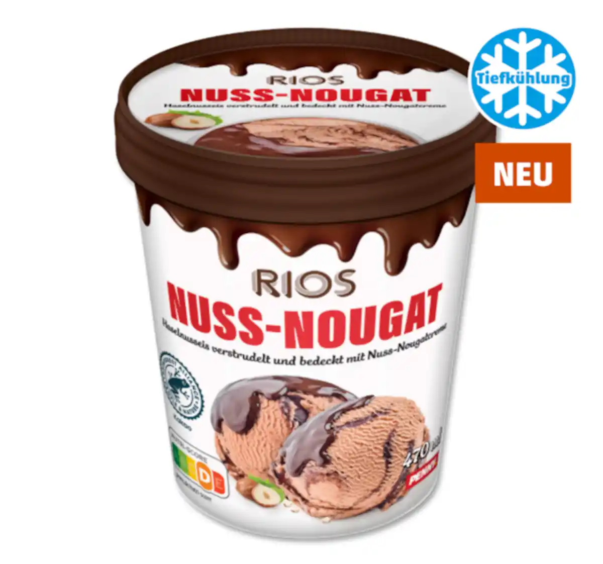 Bild 1 von RIOS Nuss-Nougat-Eis