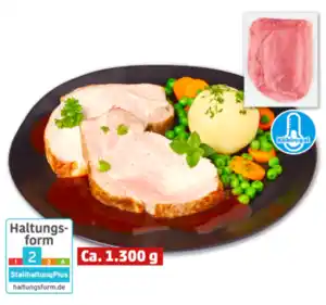 Frischer Schweinerückenbraten*