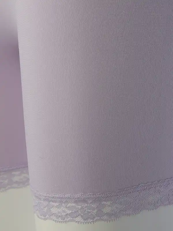 Bild 3 von Damen Longpant mit Spitzenbesatz Grau