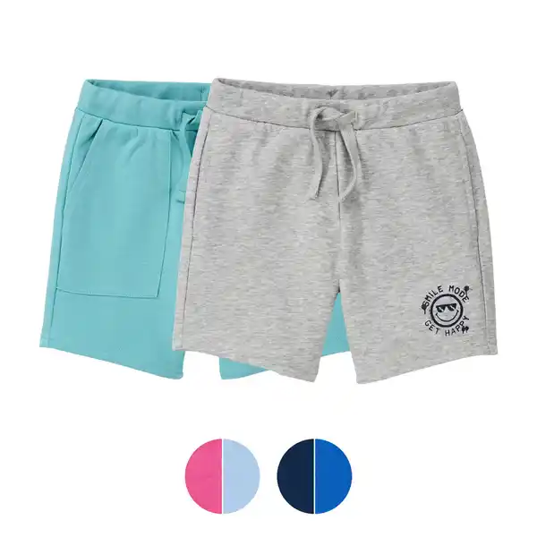 Bild 1 von LILY & DAN Kleinkinder-Sweatshorts 2er-Set