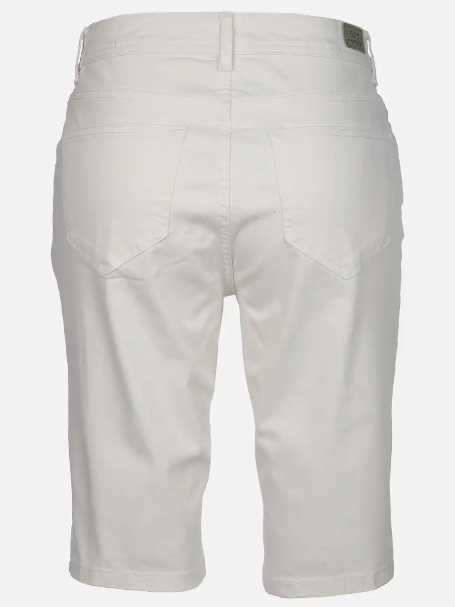 Bild 2 von Damen Bermuda in Slim Fit Weiß